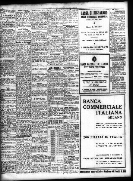 Il sole : giornale commerciale, agricolo, industriale... : organo ufficiale della Camera di commercio e industria di Milano ...