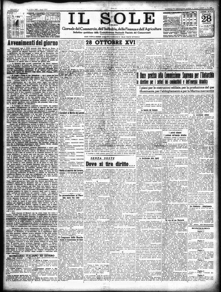 Il sole : giornale commerciale, agricolo, industriale... : organo ufficiale della Camera di commercio e industria di Milano ...