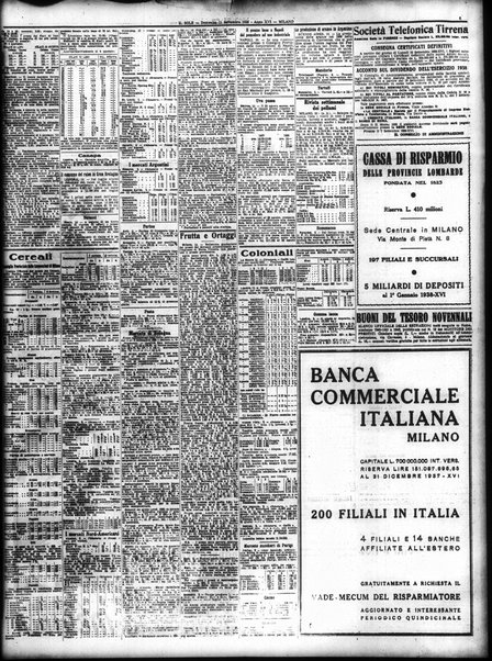 Il sole : giornale commerciale, agricolo, industriale... : organo ufficiale della Camera di commercio e industria di Milano ...