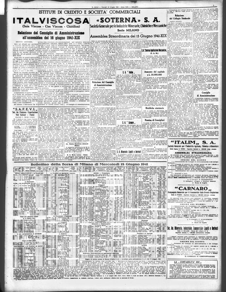 Il sole : giornale commerciale, agricolo, industriale... : organo ufficiale della Camera di commercio e industria di Milano ...