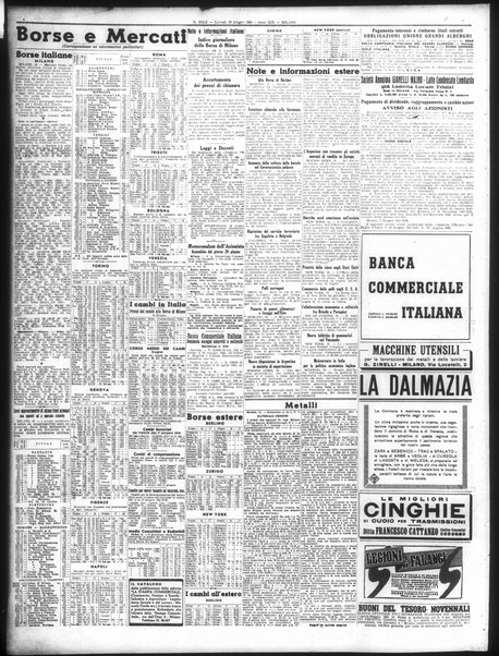 Il sole : giornale commerciale, agricolo, industriale... : organo ufficiale della Camera di commercio e industria di Milano ...