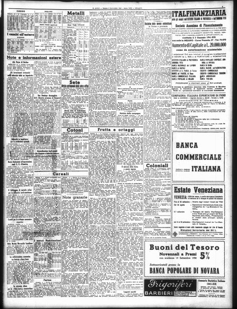 Il sole : giornale commerciale, agricolo, industriale... : organo ufficiale della Camera di commercio e industria di Milano ...