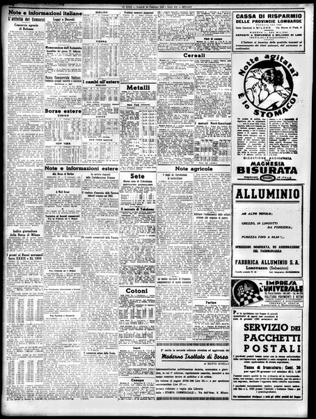 Il sole : giornale commerciale, agricolo, industriale... : organo ufficiale della Camera di commercio e industria di Milano ...