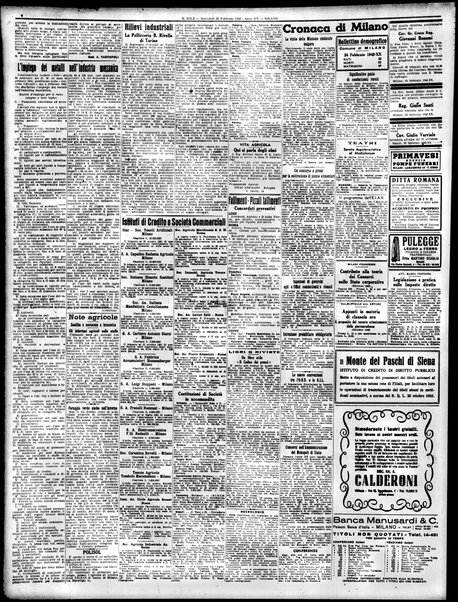 Il sole : giornale commerciale, agricolo, industriale... : organo ufficiale della Camera di commercio e industria di Milano ...