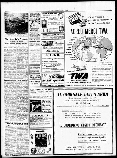 Il sole : giornale commerciale, agricolo, industriale... : organo ufficiale della Camera di commercio e industria di Milano ...