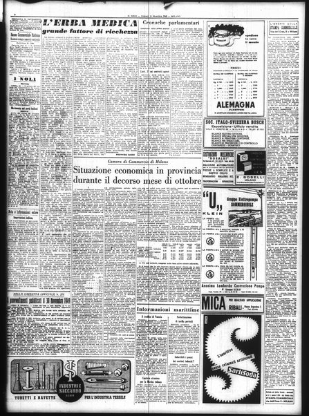 Il sole : giornale commerciale, agricolo, industriale... : organo ufficiale della Camera di commercio e industria di Milano ...