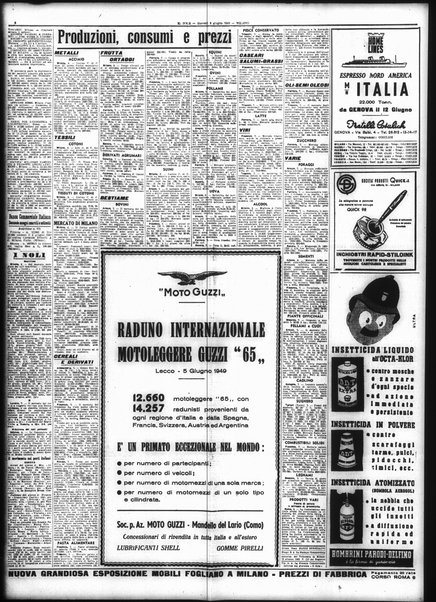 Il sole : giornale commerciale, agricolo, industriale... : organo ufficiale della Camera di commercio e industria di Milano ...