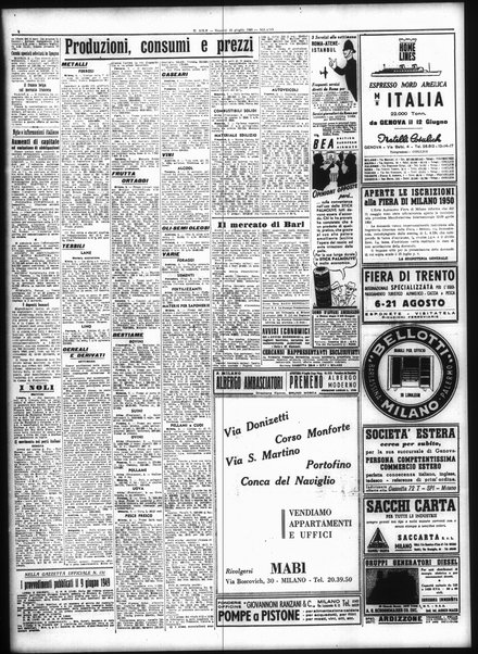 Il sole : giornale commerciale, agricolo, industriale... : organo ufficiale della Camera di commercio e industria di Milano ...