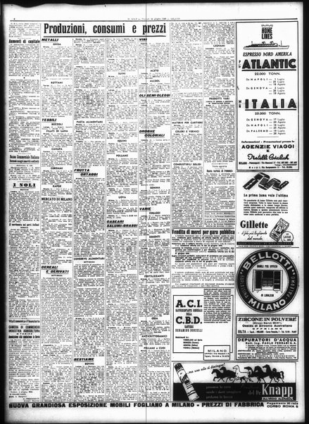 Il sole : giornale commerciale, agricolo, industriale... : organo ufficiale della Camera di commercio e industria di Milano ...