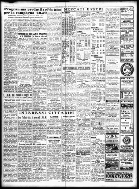 Il sole : giornale commerciale, agricolo, industriale... : organo ufficiale della Camera di commercio e industria di Milano ...