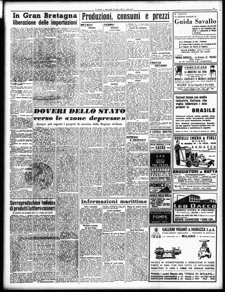 Il sole : giornale commerciale, agricolo, industriale... : organo ufficiale della Camera di commercio e industria di Milano ...