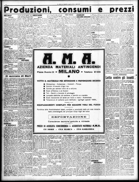 Il sole : giornale commerciale, agricolo, industriale... : organo ufficiale della Camera di commercio e industria di Milano ...