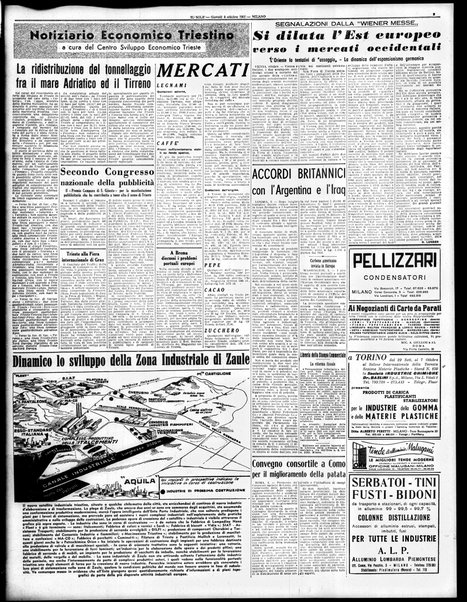 Il sole : giornale commerciale, agricolo, industriale... : organo ufficiale della Camera di commercio e industria di Milano ...