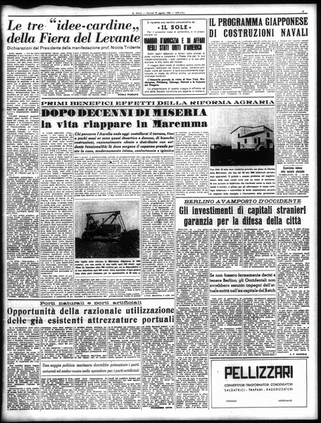 Il sole : giornale commerciale, agricolo, industriale... : organo ufficiale della Camera di commercio e industria di Milano ...