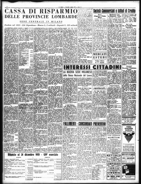 Il sole : giornale commerciale, agricolo, industriale... : organo ufficiale della Camera di commercio e industria di Milano ...