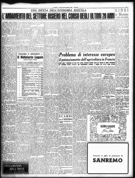 Il sole : giornale commerciale, agricolo, industriale... : organo ufficiale della Camera di commercio e industria di Milano ...