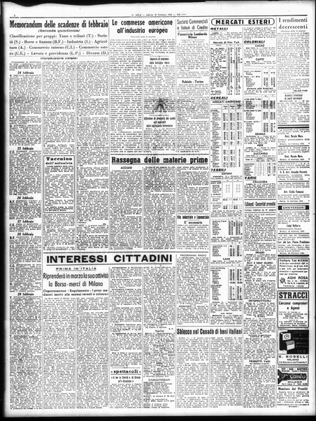 Il sole : giornale commerciale, agricolo, industriale... : organo ufficiale della Camera di commercio e industria di Milano ...