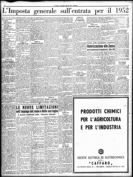 Il sole : giornale commerciale, agricolo, industriale... : organo ufficiale della Camera di commercio e industria di Milano ...