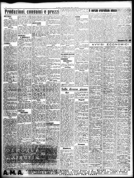 Il sole : giornale commerciale, agricolo, industriale... : organo ufficiale della Camera di commercio e industria di Milano ...