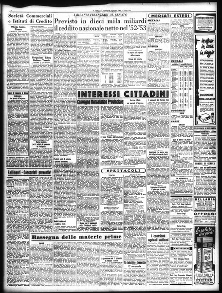 Il sole : giornale commerciale, agricolo, industriale... : organo ufficiale della Camera di commercio e industria di Milano ...