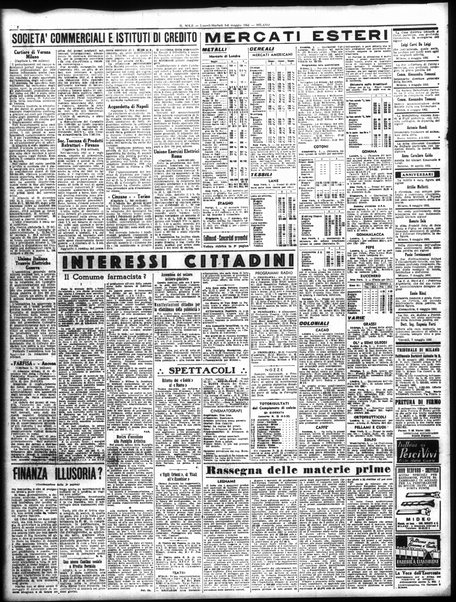 Il sole : giornale commerciale, agricolo, industriale... : organo ufficiale della Camera di commercio e industria di Milano ...