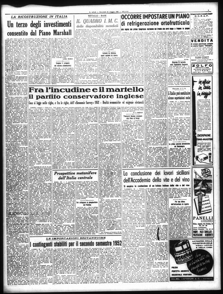 Il sole : giornale commerciale, agricolo, industriale... : organo ufficiale della Camera di commercio e industria di Milano ...