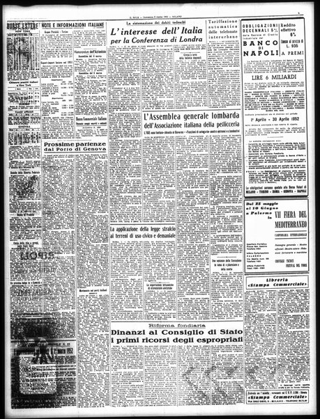 Il sole : giornale commerciale, agricolo, industriale... : organo ufficiale della Camera di commercio e industria di Milano ...