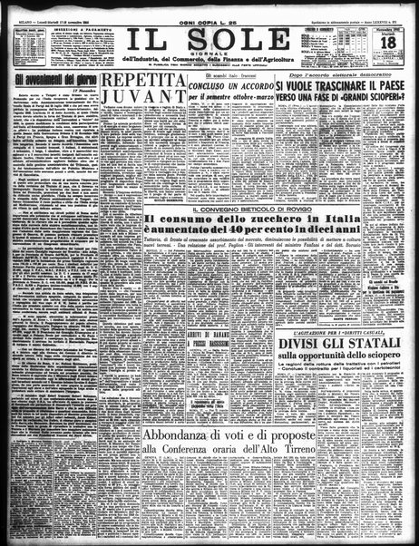 Il sole : giornale commerciale, agricolo, industriale... : organo ufficiale della Camera di commercio e industria di Milano ...