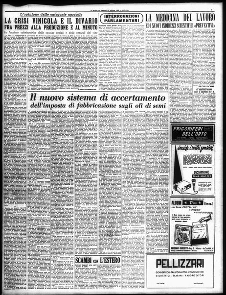 Il sole : giornale commerciale, agricolo, industriale... : organo ufficiale della Camera di commercio e industria di Milano ...