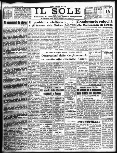 Il sole : giornale commerciale, agricolo, industriale... : organo ufficiale della Camera di commercio e industria di Milano ...