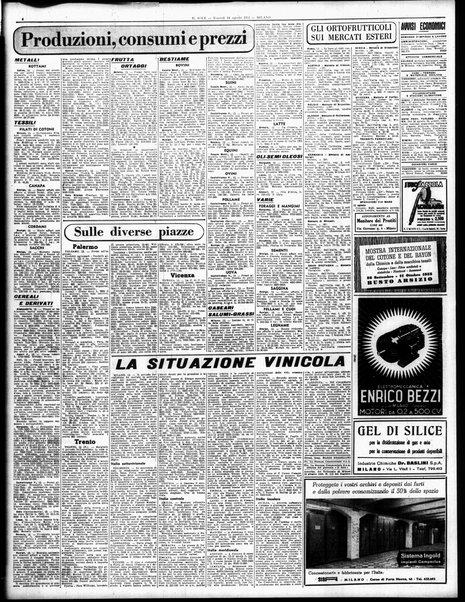 Il sole : giornale commerciale, agricolo, industriale... : organo ufficiale della Camera di commercio e industria di Milano ...