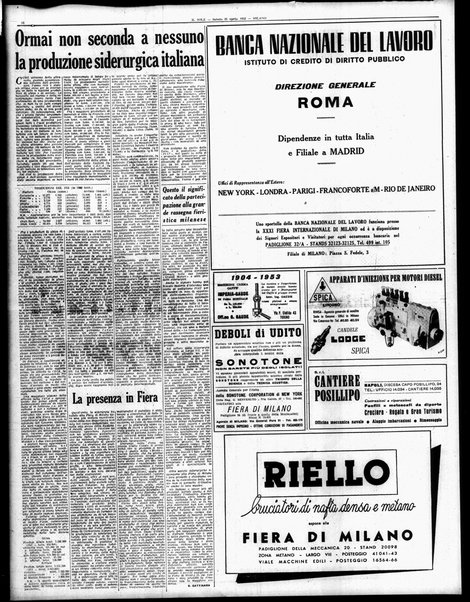 Il sole : giornale commerciale, agricolo, industriale... : organo ufficiale della Camera di commercio e industria di Milano ...