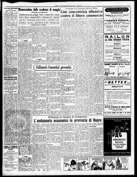 Il sole : giornale commerciale, agricolo, industriale... : organo ufficiale della Camera di commercio e industria di Milano ...