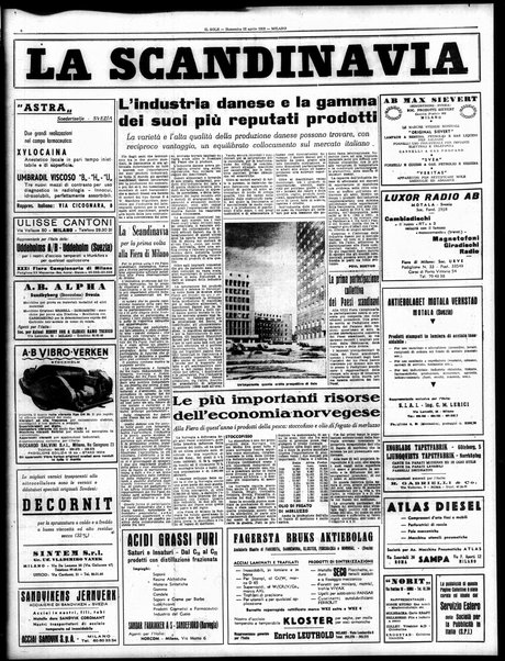 Il sole : giornale commerciale, agricolo, industriale... : organo ufficiale della Camera di commercio e industria di Milano ...