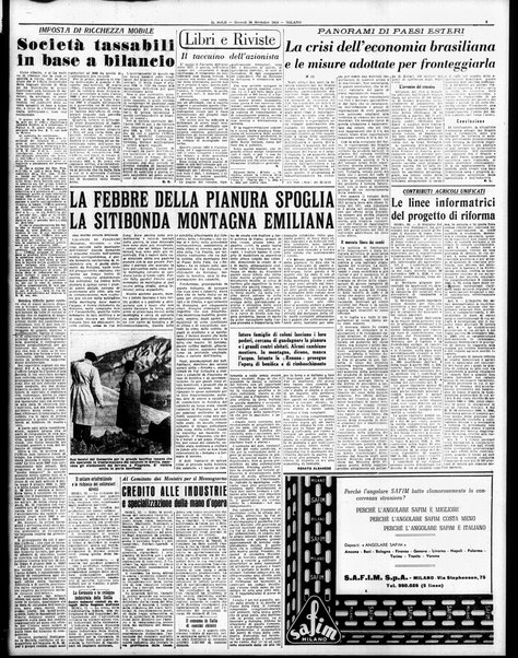 Il sole : giornale commerciale, agricolo, industriale... : organo ufficiale della Camera di commercio e industria di Milano ...