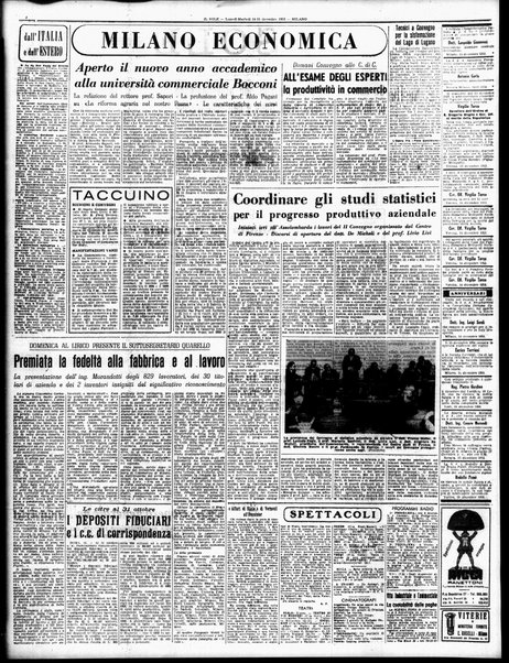 Il sole : giornale commerciale, agricolo, industriale... : organo ufficiale della Camera di commercio e industria di Milano ...