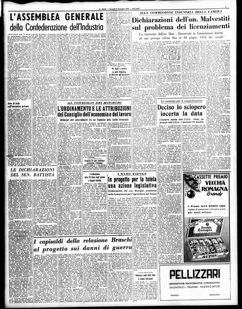 Il sole : giornale commerciale, agricolo, industriale... : organo ufficiale della Camera di commercio e industria di Milano ...