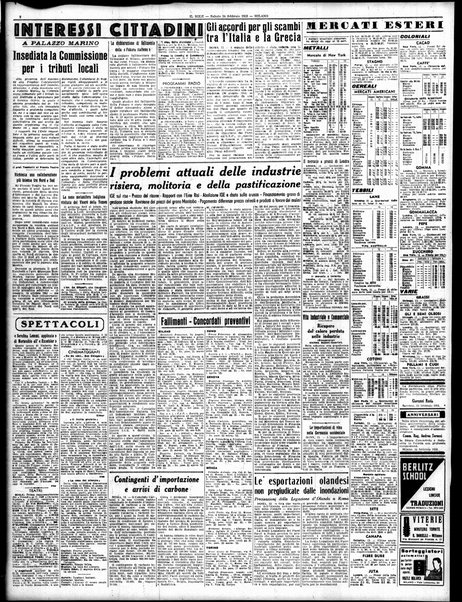 Il sole : giornale commerciale, agricolo, industriale... : organo ufficiale della Camera di commercio e industria di Milano ...