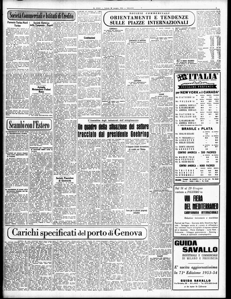 Il sole : giornale commerciale, agricolo, industriale... : organo ufficiale della Camera di commercio e industria di Milano ...