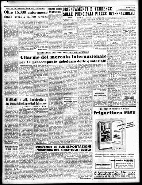 Il sole : giornale commerciale, agricolo, industriale... : organo ufficiale della Camera di commercio e industria di Milano ...