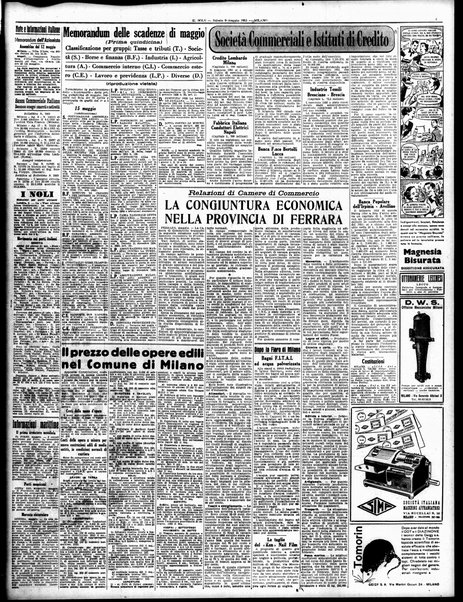 Il sole : giornale commerciale, agricolo, industriale... : organo ufficiale della Camera di commercio e industria di Milano ...