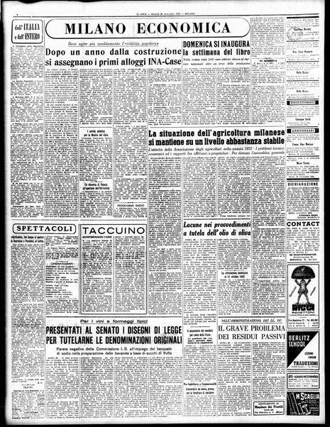 Il sole : giornale commerciale, agricolo, industriale... : organo ufficiale della Camera di commercio e industria di Milano ...