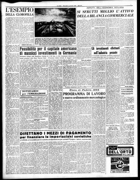 Il sole : giornale commerciale, agricolo, industriale... : organo ufficiale della Camera di commercio e industria di Milano ...