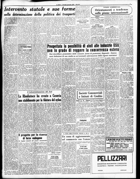 Il sole : giornale commerciale, agricolo, industriale... : organo ufficiale della Camera di commercio e industria di Milano ...