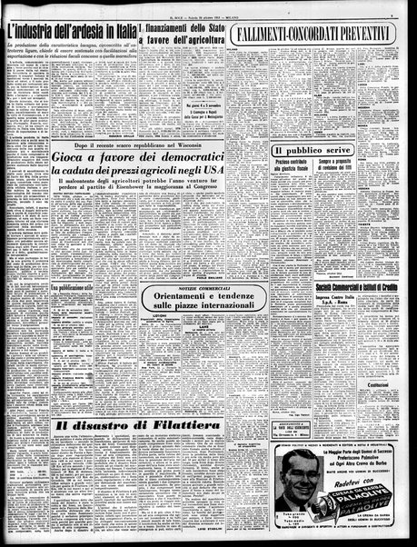 Il sole : giornale commerciale, agricolo, industriale... : organo ufficiale della Camera di commercio e industria di Milano ...