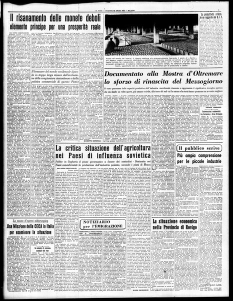 Il sole : giornale commerciale, agricolo, industriale... : organo ufficiale della Camera di commercio e industria di Milano ...