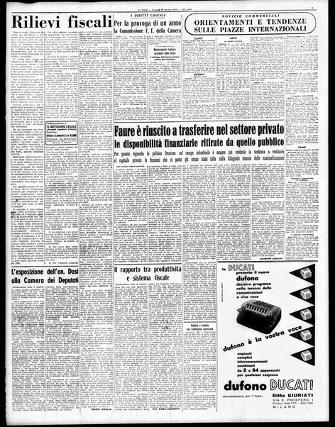 Il sole : giornale commerciale, agricolo, industriale... : organo ufficiale della Camera di commercio e industria di Milano ...