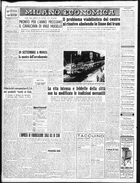 Il sole : giornale commerciale, agricolo, industriale... : organo ufficiale della Camera di commercio e industria di Milano ...