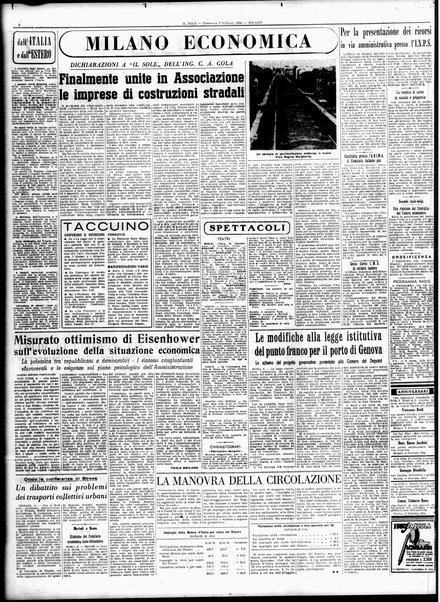 Il sole : giornale commerciale, agricolo, industriale... : organo ufficiale della Camera di commercio e industria di Milano ...