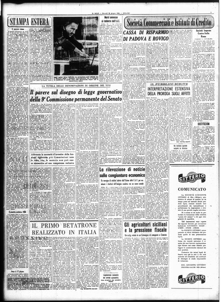 Il sole : giornale commerciale, agricolo, industriale... : organo ufficiale della Camera di commercio e industria di Milano ...